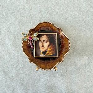 Jay Strongwater Dragonfly Gold Enamel Picture Frame Mini Pictures Frame